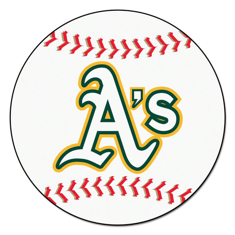 Oakland Athletics Baseball Mat 29 inch - Special Order - Team Fan Cave