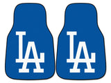 Los Angeles Dodgers Car Mats Printed Carpet 2 Piece Set - Special Order