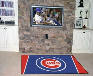 Chicago Cubs Area Rug - 4'x6' - Special Order - Team Fan Cave