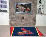 St. Louis Cardinals Area Rug - 4'x6' - Special Order - Team Fan Cave