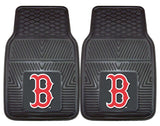 Boston Red Sox Heavy Duty 2-Piece Vinyl Car Mats - Team Fan Cave