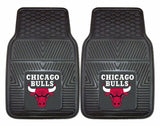Chicago Bulls Car Mats Heavy Duty 2 Piece Vinyl - Team Fan Cave
