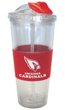 Arizona Cardinals Tumbler No Spill Straw Style - Team Fan Cave