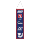 New York Giants Banner Wool 8x32 Heritage Evolution Design-0