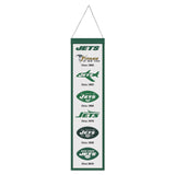 New York Jets Banner Wool 8x32 Heritage Evolution Design-0