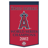Los Angeles Angels Banner Wool 24x38 Dynasty Champ Design - Special Order-0