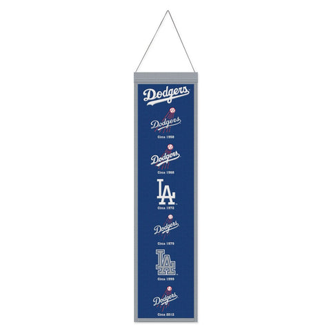 Los Angeles Dodgers Banner Wool 8x32 Heritage Evolution Design