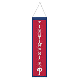 Philadelphia Phillies Banner Wool 8x32 Heritage Slogan Design - Special Order-0