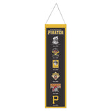 Pittsburgh Pirates Banner Wool 8x32 Heritage Evolution Design - Special Order-0
