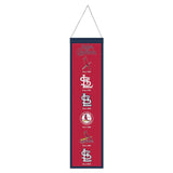 St. Louis Cardinals Banner Wool 8x32 Heritage Evolution Design-0