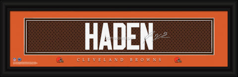 Cleveland Browns Print 8x24 Signature Style Joe Haden - Team Fan Cave