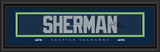 Seattle Seahawks Richard Sherman Print - Signature 8"x24" - Team Fan Cave