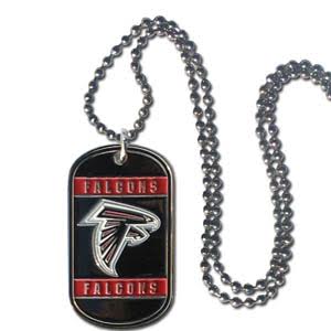 Atlanta Falcons Necklace Tag Style - Team Fan Cave