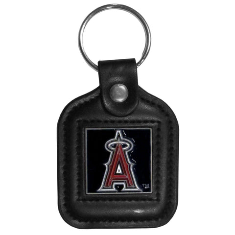 Los Angeles Angels Key Ring Square Leather - Team Fan Cave