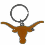 Texas Longhorns Chrome Logo Cut Keychain