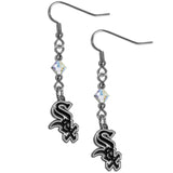 Chicago White Sox Earrings Fish Hook Post Style - Team Fan Cave