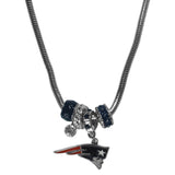New England Patriots Necklace - Euro Bead - Special Order - Team Fan Cave