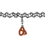 Baltimore Orioles Necklace Knotted Choker - Team Fan Cave