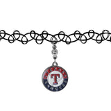 Texas Rangers Necklace Knotted Choker - Team Fan Cave