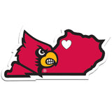 Louisville Cardinals Decal Home State Pride Style - Special Order-0