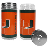 Miami Hurricanes Salt and Pepper Shakers Tailgater