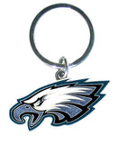 Philadelphia Eagles Chrome Logo Cut Keychain - Team Fan Cave