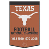 Texas Longhorns Banner Wool 24x38 Dynasty Champ Design Football-0