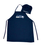 Seattle Seahawks Apron and Chef Hat Set - Team Fan Cave