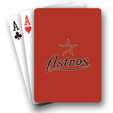 Houston Astros Playing Cards Diamond Plate Special Order - Team Fan Cave