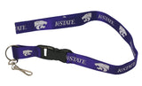 Kansas State Wildcats Lanyard - Breakaway with Key Ring - Special Order - Team Fan Cave