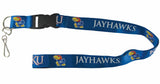 Kansas Jayhawks Lanyard - Breakaway with Key Ring - Team Fan Cave