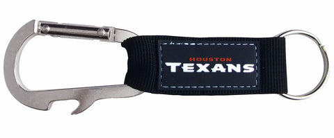 Houston Texans Carabiner Keychain - Team Fan Cave