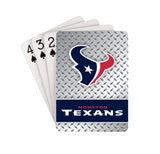 Houston Texans Playing Cards - Diamond Plate - Team Fan Cave