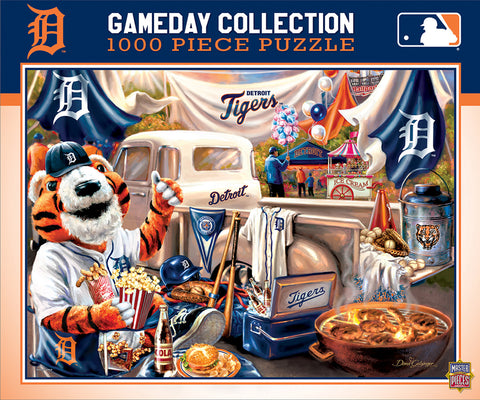 Detroit Tigers Puzzle 1000 Piece Gameday Design-0