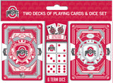 Ohio State Buckeyes Playing Cards and Dice Set