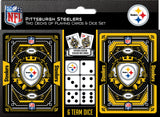 Pittsburgh Steelers Playing Cards and Dice Set