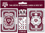 Texas A&M Aggies Playing Cards and Dice Set