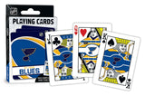 St. Louis Blues Playing Cards Logo - Team Fan Cave