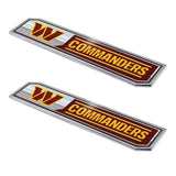 Washington Commanders Auto Emblem Truck Edition 2 Pack-0