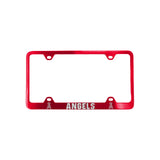 Los Angeles Angels License Plate Frame Laser Cut Red - Team Fan Cave