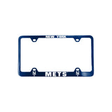 New York Mets License Plate Frame Laser Cut Blue - Team Fan Cave