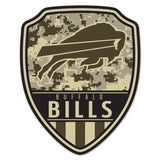 Buffalo Bills Sign Wood 11x14 Shield Shape-0