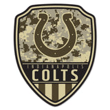 Indianapolis Colts Sign Wood 11x14 Shield Shape-0
