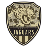 Jacksonville Jaguars Sign Wood 11x14 Shield Shape-0