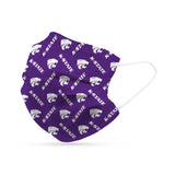 Kansas State Wildcats Face Mask Disposable 6 Pack - Team Fan Cave