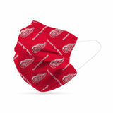 Detroit Red Wings Face Mask Disposable 6 Pack