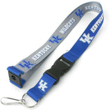 Kentucky Wildcats Lanyard Reversible Blue and Cool Gray - Team Fan Cave