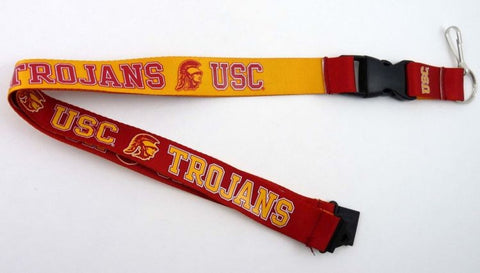 USC Trojans Lanyard Reversible Red and Gold-0
