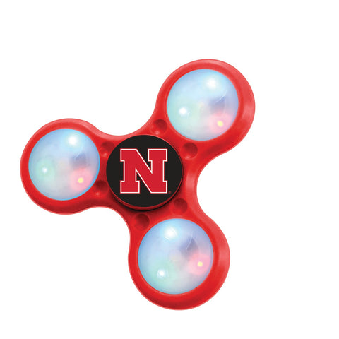 Nebraska Cornhuskers Spinners 3 Prong LED Style Special Order - Team Fan Cave