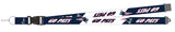 New England Patriots Lanyard Breakaway Style Slogan Design - Team Fan Cave
